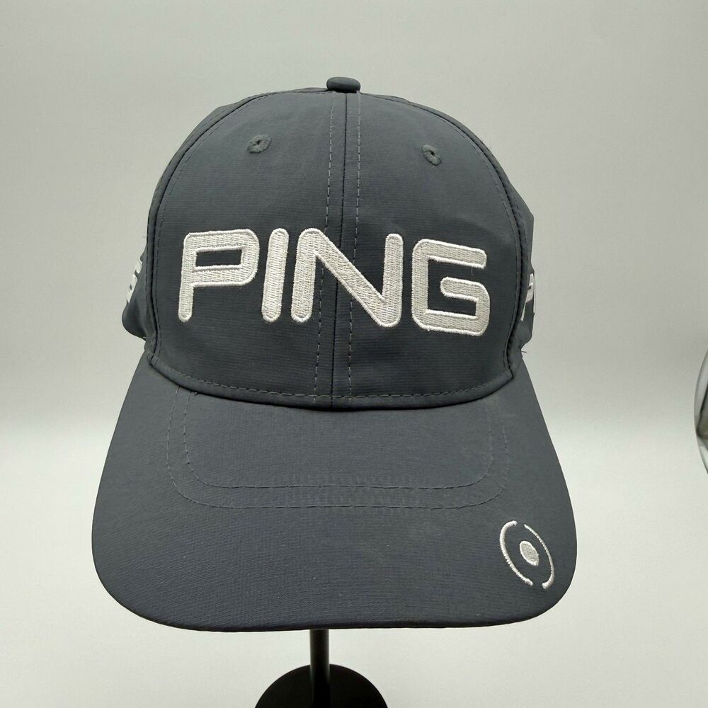 Ping Play Your Best Sensorcool Flexfit Gray Golf Hat Cap - Men's Adjustable